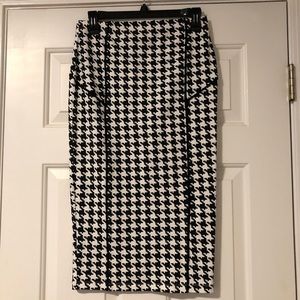 Asos Houndstooth pencil midi skirt Sz=6